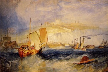 romantique romantisme Tableau Peinture - Dover Castle romantique Turner